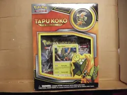 Pokemon TAPU KOKO Pin Collection Box Factory Sealed - Image 1