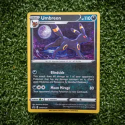 Pokemon Umbreon SWSH129 S&S Black Star Promo LP Holo - Image 1