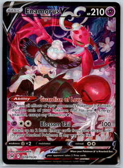 Enamorus V TG18/TG30 Pokemon TCG Lost Origin Trainer Gallery Holo Ultra Rare NM - Image 1