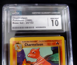 1999 Pokemon Base Set Charmeleon #24/102 CGC 10 Gem Mint - Image 2