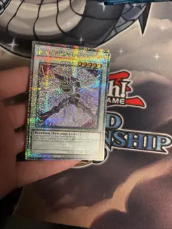 (MC) Yugioh Junk Warrior MZMI-EN000 Quarter Century Secret Rare 1st Ed VLP - Image 2