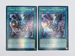 2x Triple Tactics Thrust 1st Edition Ultra Rare CH01-EN030 Yugioh Tcg - Image 1