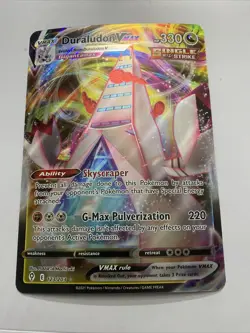 Duraludon VMAX Evolving Skies 123/203 Ultra Rare JUMBO Pokemon Card Oversized - Image 1