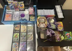 Pokemon Card Lot! 3 Sealed packs, EX, IR, Full Art, ASpec! 600 Reverse, Stickers - Image 1