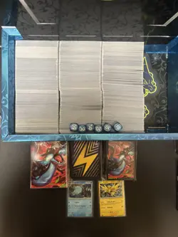 Pokemon Card Lot! 3 Sealed packs, EX, IR, Full Art, ASpec! 600 Reverse, Stickers - Image 2