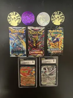 Pokemon Card Lot! 3 Sealed packs, EX, IR, Full Art, ASpec! 600 Reverse, Stickers - Image 5
