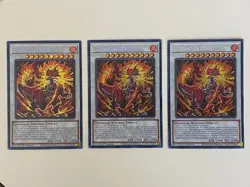 Yugioh - Jurrac Astero x 3 - 1st Edition Secret Rare NM - Free Holo Card - A - Image 1