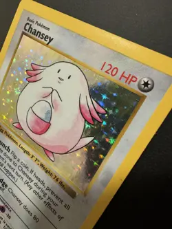 Pokemon Card TCG 1st Edition Chansey Base Set 3/102 Holo Rare Vintage 1999 WOTC - Image 5