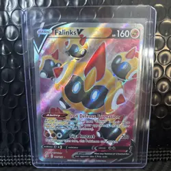 Falinks V 185/192 Ultra Rare Holo Card(Pokemon TCG Rebel Clash) - Image 1