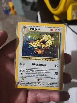 Pokemon TCG Pidgeot Holo Rare Card 8/64 Jungle Unlimited Vintage - Image 1