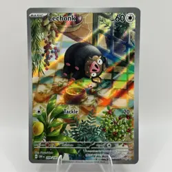 Pokemon TCG Lechonk 209/197 SV03: Obsidian Flames Illustration Rare Holo Card NM - Image 1