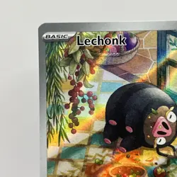 Pokemon TCG Lechonk 209/197 SV03: Obsidian Flames Illustration Rare Holo Card NM - Image 2