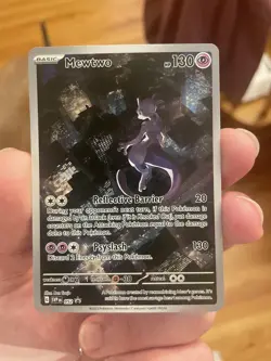 Pokemon TCG Mewtwo 052 Sv: Scarlet & Violet Black Star Promo Cards Holo NM - Image 1