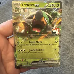 Torterra Ex Stamped Prize Card 012/162 Pokemon TCG MP-LP - Image 1