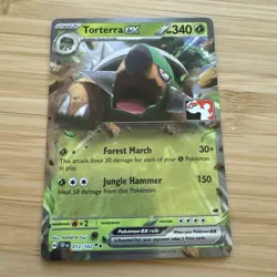 Torterra Ex Stamped Prize Card 012/162 Pokemon TCG MP-LP - Image 2