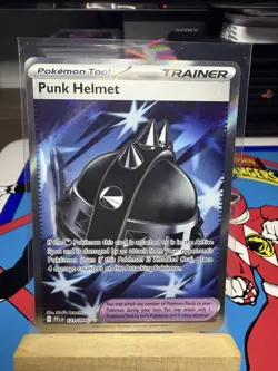 Punk Helmet 121/094 - Pokemon Card TCG - Phantasmal Flames Illustration Rare -NM - Image 1