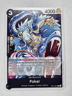 One Piece Tcg Poker Lot Of 12 Cards Black Deck Cards - Image 3