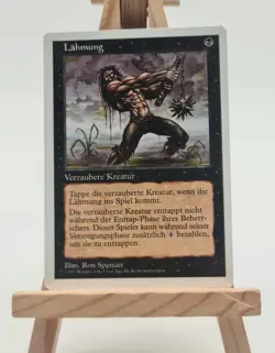 Lahmung 5. Edition (5ED) Magic Karte MTG deutsch (Paralyze) - Image 1