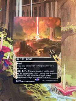 Blast Zone - Borderless - NM - Edge of Eternities: Stellar Sights - MTG - Image 1