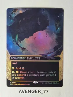 Magic MTG #0004 Bonders' Enclave FOIL Borderless Edge of Eternities Stellar EOS - Image 1