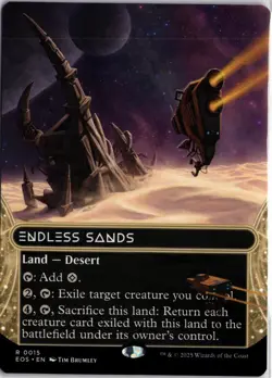 MTG #0015 Endless Sands - Borderless (EOS) Stellar Sights - Image 1