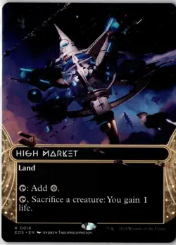 MTG #0018 High Market - Borderless (EOS) Stellar Sights - Image 1