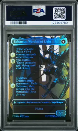 2025 MTG Dion, Bahamut's Dominant (Borderless Foil) Final Fantasy 0376 PSA 10 - Image 2