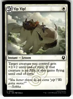 MISPRINT 1 SQUARE CORNER YIP YIP! AVATAR: THE LAST AIR BENDER LP - Image 1