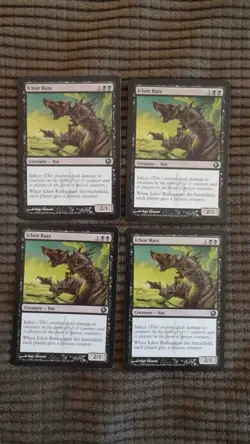 Magic: the Gathering / MtG Ichor Rats x4 Scars of Mirrodin - Image 1