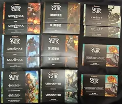 MTG Secret Lair x PlayStation Platinum Trophy Bundle - 14 Sealed Sets + 2 Bonus - Image 1