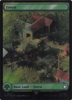 Forest NM Fallout Surge Foil MTG - Image 1