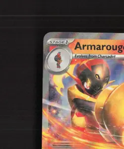 Armarouge ex SVP105 Scarlet & Violet Black Star Promo Holo Pokemon Card LP+ - Image 3