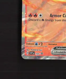 Armarouge ex SVP105 Scarlet & Violet Black Star Promo Holo Pokemon Card LP+ - Image 5