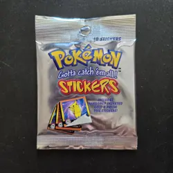 Pokemon Card Series 1 Vintage Sticker Pack X 5 WOTC 1999 Not PSA Base Set Merlin - Image 3