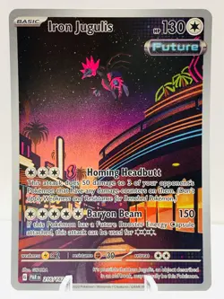 Pokemon Iron Jugulis 216/182 Paradox Rift Scarlet & Violet Illustration Rare - Image 2