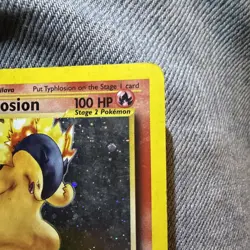 #017/111 Typhlosion (17) Unlimited Neo Genesis Holo Rare Pokemon TCG LP/MP - Image 3