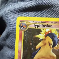 #017/111 Typhlosion (17) Unlimited Neo Genesis Holo Rare Pokemon TCG LP/MP - Image 4