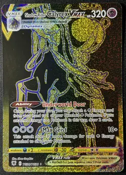 POKEMON SHADOW RIDER CALYREX VMAX Sword Shield Astral Radiance TG30/TG30 RARE - Image 1