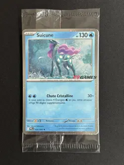 Pokemon TCG - Suicune 026/094 - EB Games Stamped Promo SEALED - NM/M - French FR - Image 1