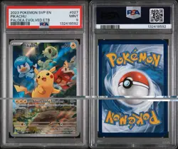 2023 POKEMON SV BLACK STAR PROMOS - SVP EN #027 PIKACHU PALDEA EVOLVED ETB PSA 9 - Image 3