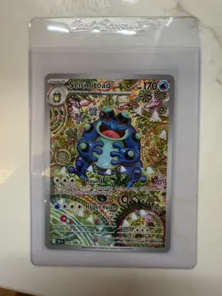 Seismitoad 105/086 - Pokemon TCG - Black Bolt Illustration Rare Holo - M/NM - Image 1