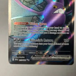 Team Rocket's Crobat EX Full Art Holo 217/182 SV7 Destined Rivals NM Pokemon TCG - Image 3