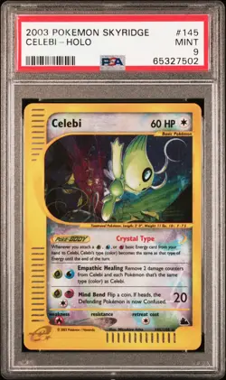 2003 Pokemon Skyridge Celebi Holo PSA 9 #145 - Image 1