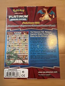 Pokemon Platinum: Supreme Victors Poster Pack Box booster packs Super Rare MINT! - Image 2