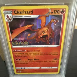 2020 Pokemon SWSH BSP Charizard Holo Prerelease #066 Gem Mint PSA 10 - Image 2