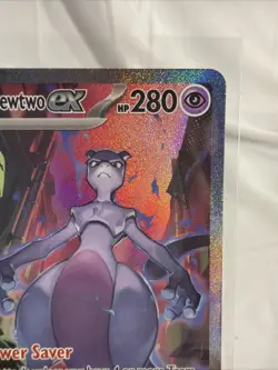 Pokemon TCG Team Rockets Mewtwo ex SIR Destined Rivals English 231/182 MINT - Image 3