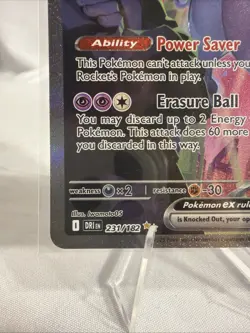 Pokemon TCG Team Rockets Mewtwo ex SIR Destined Rivals English 231/182 MINT - Image 5