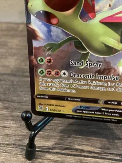 Pokemon TCG Flygon V Sword & Shield: Brilliant Stars 106/172 Holo Ultra Rare! - Image 4