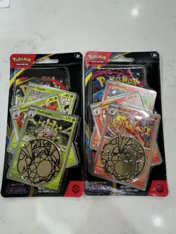 Pokemon TCG: Phantasmal Flames Checklane Blister Boosters - Blaziken + Hydrapple - Image 1