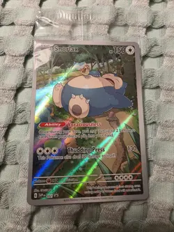 Pokemon Center Snorlax Stamp Promo SVP 051 Scarlet and Violet 151 NM Condition - Image 1
